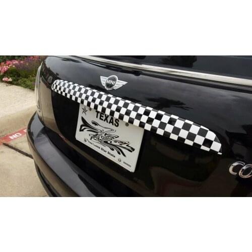 For Mini Cooper S JCW All Models CHECKE Hatch Grip Handle Vinyl Decal Graphics Car Styling*IT16122708983