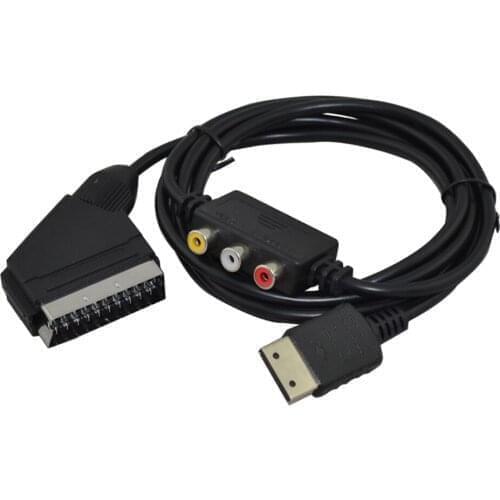 For sega DC cable cord Scart Cable with AV Box Adapter for SEGA Dreamcast DC