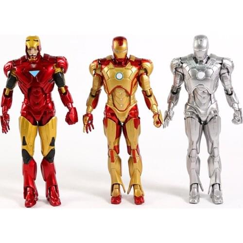 Iron Man Mark 42 MK XLII PVC Action Figure Collectible Model Toy