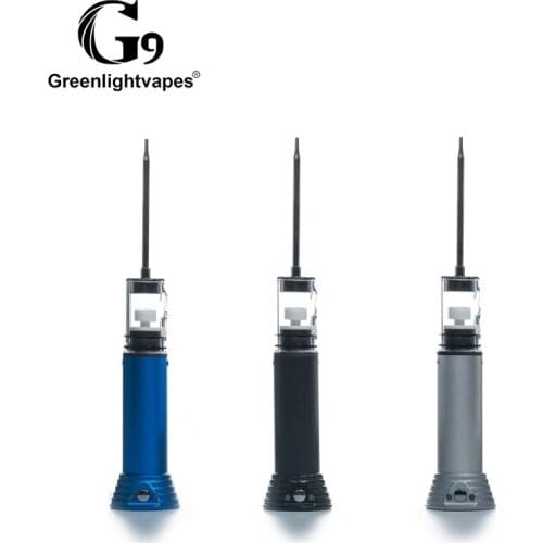 Greenlightvapes G9 Mini HEnail Dab Rig Kit Ti/Ceramic/Quartz Dish Glass Water Filter Wax Concentrate Oil Electric E Nail