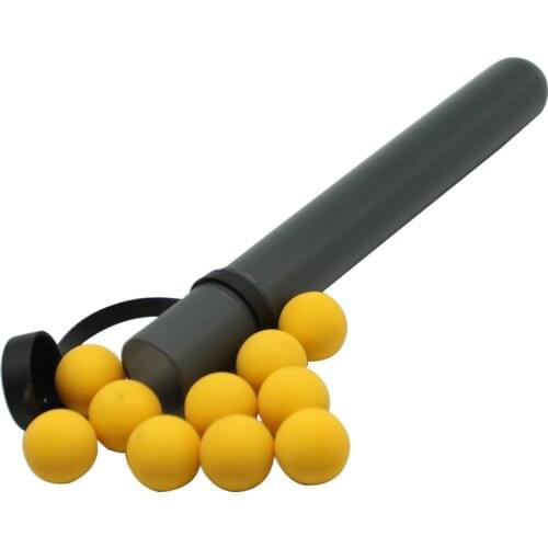 SPUNKY 2 pcs/lot 10Rounds Paintball Pods with Yellow 0.68 Caliber Rubber Balls