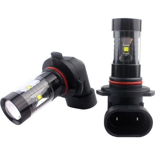 China Factory Direct Supply 9005 Automotive Fog Light Bulb 12V 30W High Power LED White Yellow Light Color Fog Lamp