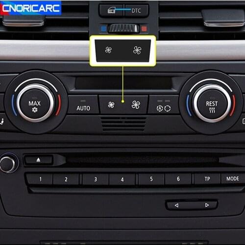 Car Air Conditioning Buttons Frame Cover Replacement Trim For BMW F20 E90 X1 E84 X3 F25 X5 E70 X6 E71 Interior Accessories