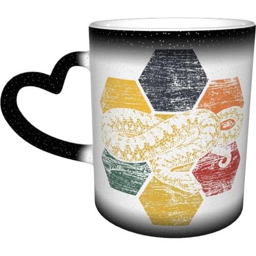 Snakeskin Mug Office That Changes Color Mug Cheap Aesthetic Porcelain Cups