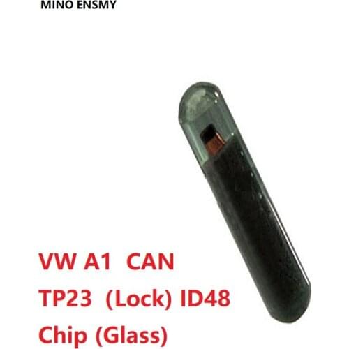 Original Car Key Chip CAN TP23 ID48 A1 Transponder Chip Glass Tube Unlock ID 48 Chip 10pcs/lot, Free Shipping