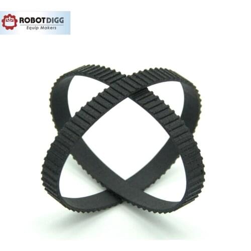 10pcs/lot, MXL Timing Belt, Closed-loop, B66MXL, 3mm 6mm width