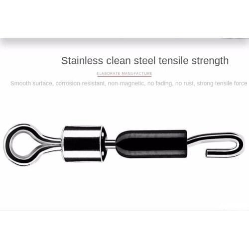 Fishing Connector Snap Pin Rolling Fishing Lure Tackle Alloy Fishing Gear Fish Tool Fishing Accessories