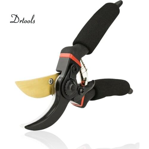 Gardening scissors pruning shears professional sharp hand pruning shears and safety lock tree trimming trim non-slip handle