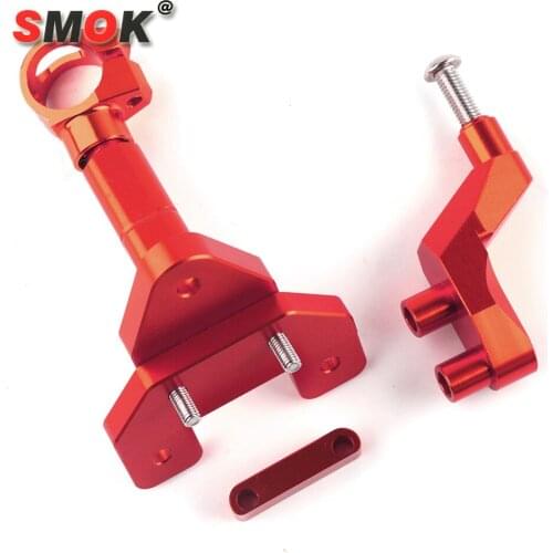 SMOK For Yamaha YFZ R3 R25 2014-2016 Motorcycle Accessories CNC Aluminum Alloy Steering Stabilizer Damper Bracket Mounting Kit