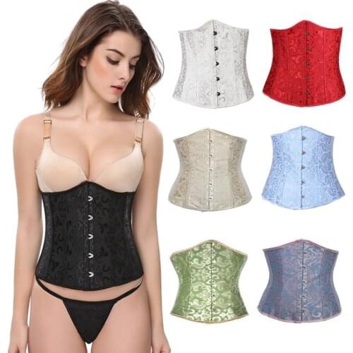 SURE YOU LIKE Gothic Corset Women Sexy Underwear Corset Waist Trainer Corset Body Shaper Slimming Plus Size Corset XS-6XL