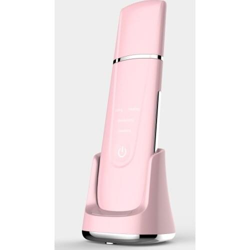 Ultrasonic Skin Scrubber Facial Cleaner Ion Acne Blackhead Remover Peeling Shovel Cleaner Facial Massager Face Lift Machine