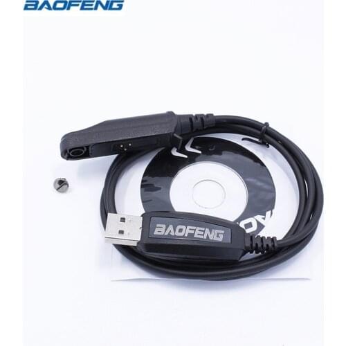Baofeng UV-9R Waterproof USB Programming Cable Driver CD For BaoFeng UV-XR UV-9R Plus A-58 GT-3WP UV-5S Waterproof Walkie Talkie