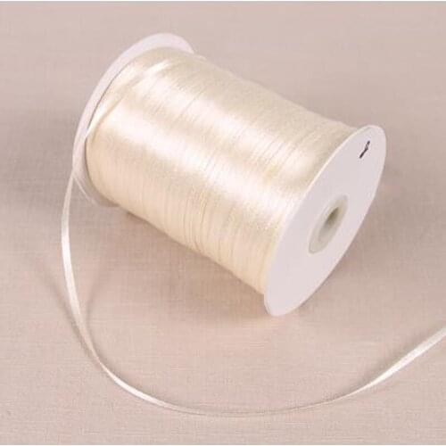 3mm Width 25Yards Handmade DIY Material Silk Satin Ribbon For Arts Crafts Sewing Christmas Wedding Party Decoration Gift Wrap