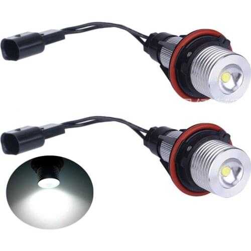 2x Car 6000K White 5W Angel Eyes LED Light Lamp For BMW E39 E53 E60 E61 hot selling