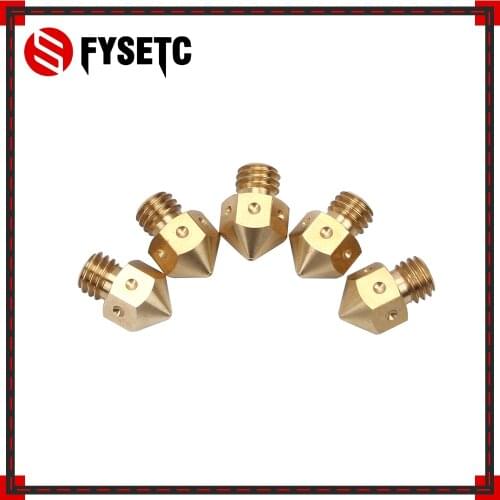 5pcs Top Quality MK8 Nozzles Brass Nozzles For 3D Printers Hotend Filament Head J-head Extrusion Prusa i3 Extruder