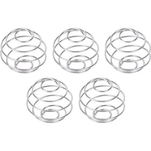 5PCS Stainless Steel Mixed Whisk Ball for Milkshake Protein Shaker Protein Fitness Bottle Spring Balls Mixing Ball Kitchen Tools