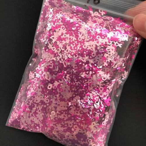 50gram Ribbon Bows With Heart Holographic Sequins Glitter Pack In Opp Bag,Manicure Spangle,Pailettes Glitter#PD103