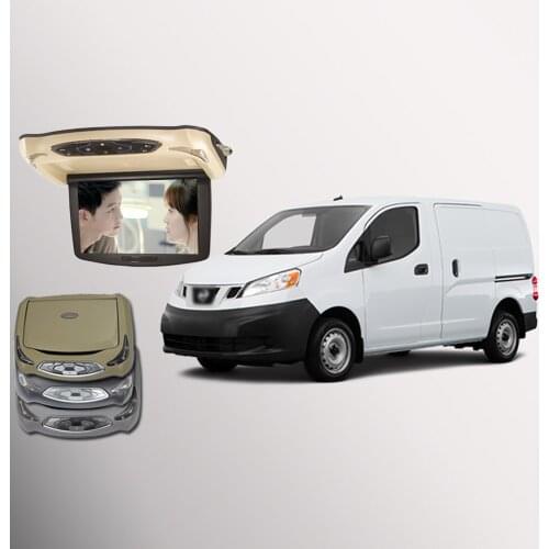 BigBigRoad For nissan NV200 NV300 Car Flip Down Monitor Digital Screen Overhead Multimedia Video Ceiling Roof mounted Display