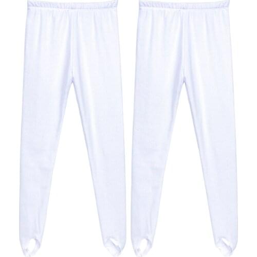 White ballet socks, girls pants, socks, kids pants dancing, 2 pcs, black women pants