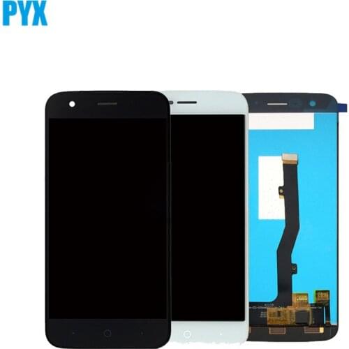 Black White LCD Display with Touch Screen Digitizer Assembly For ZTE Blade V8 Lite LCD Free Shipping