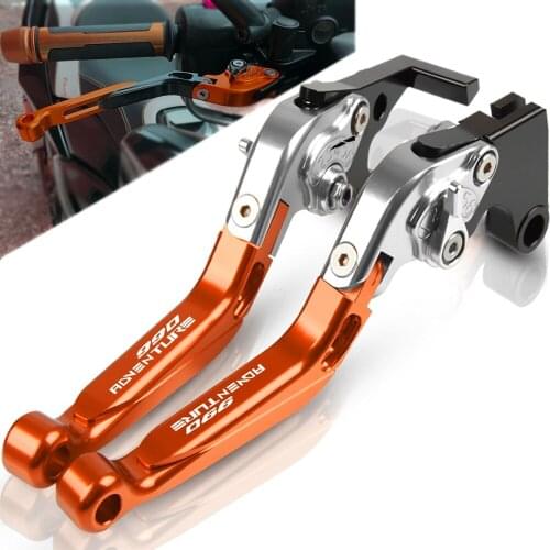 For 950Adventure 2003 2004 2005 2006 Motorcycle Adjustable Handlebars Lever folding handbrake Extendable Brake Clutch Levers