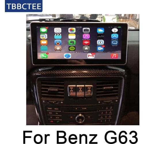 For Mercedes Benz G63 2012~2017 NTG 10.25 HD 1080P IPS LCD Screen Android 8 Core Car Radio BT 3G4G AUX USB GPS Navi Multimedia