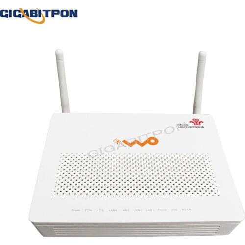 Huawei HG8347R GPON EPON ONU ONT SC UPC interface 1GE+3FE+1TEL+1USB+Wifi fiber optic network modem with power and box
