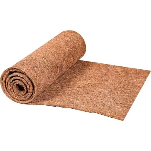 Natural Coconut Palm Mat Carpet, Cocoa Lining Bulk Roll Mat Carpet Flower Basket Flower Pot Wall Basket,Carpet 60X100cm