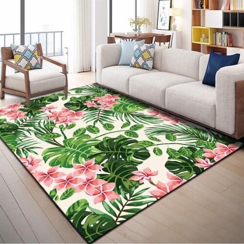 Fashionable geometric carpet and 3D leopard pattern living room carpet large size living room furniture carpet