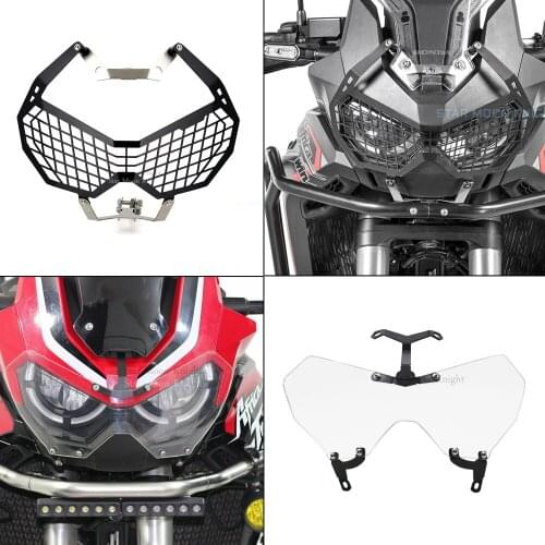 For Honda Africa Twin CRF1100L L1 CRF 1100 L 2020 - Motorcycle Headlight Cover Guard Protector Head Light Lamp Protection Grill