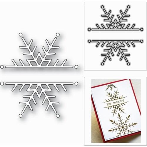New Christmas Winter Snowflake 2020 Metal Cutting Dies for DIY Scrapbooking and Card Making Decorative Embossing Craft No Stamps