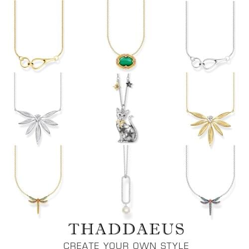 Pendant Necklace Magic Cat,2020 Brand New Link Chain Fashion Jewelry Europe Glamorous 925 Stering Silver Bijoux Gift For Women