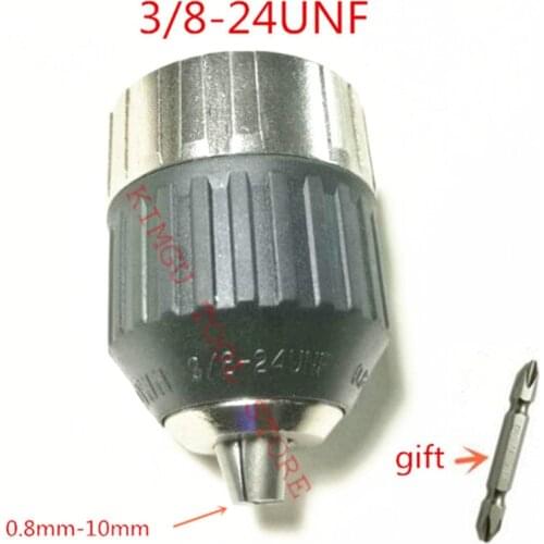 Chuck Keyless 3/8-24UNF Replacement for DeWALT HITACHI MAKITA BOSCH BETABO 10.8V 7.2V 14.4V 9.6V 18V