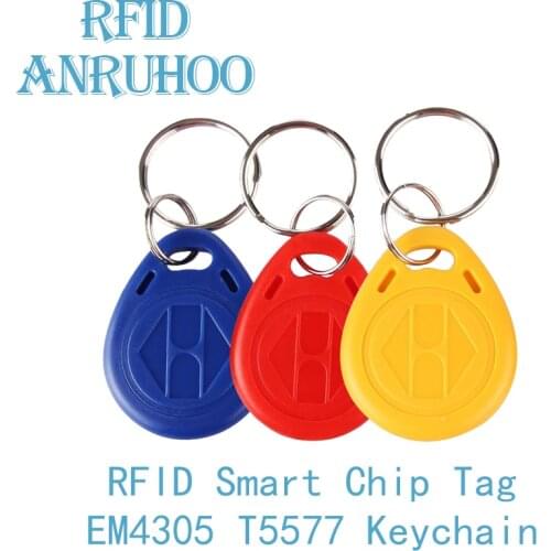 5/10PCS RFID Rewritable ID Card 125Khz T5577 Smart Chip Copy Key EM4305 Copier Duplicator Tag Programmer Badge Keychain