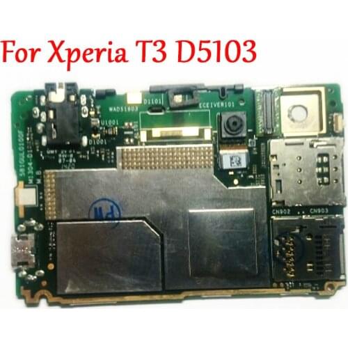 Tested Full Work Original Unlocked Mainboard For Sony Xperia T3 D5103 Motherboard Logic Circuit Board Electronic Panel Fast Ship