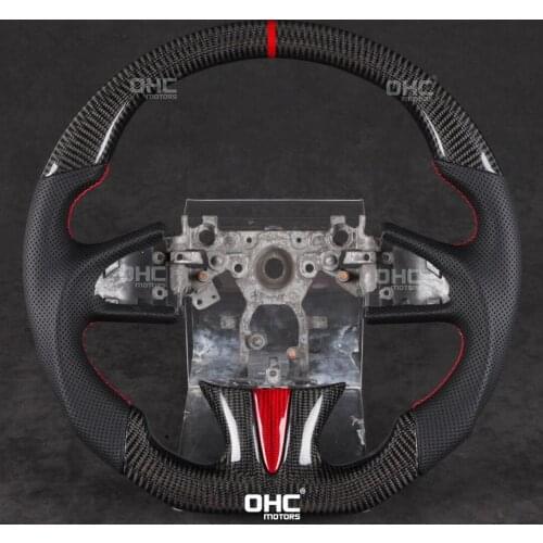 Real Carbon Fiber Steering Wheel Fit for Infiniti Q50