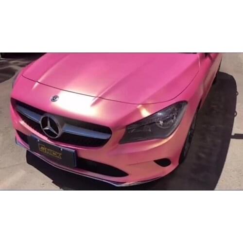 NICK Factory Price 1.52x18M Air Bubble Free Self Adhesive Matte Chrome Metallic Auto Wrapping Sticker Car Wrap Vinyl Film