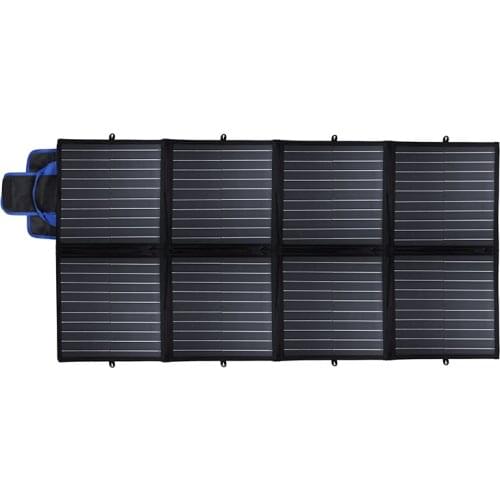 XRSOLAR folding solar panel 160w battery charger for caravan boat car electric bikes camping tent