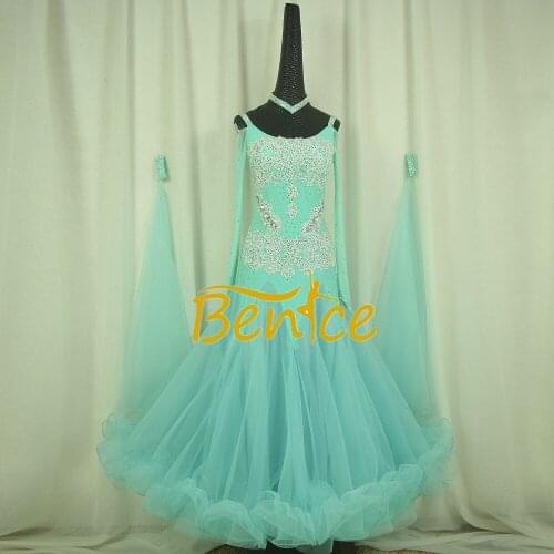 Modern Dance Ballroom Dancing Dress Women Standard Ballroom Dance Dress for Waltz/tango/foxtrot Performance Competition Dress