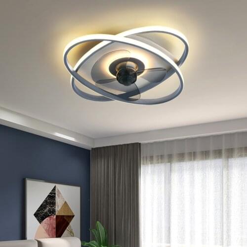 Modern Led Bedroom Ceiling Fan Light Remote Control Bedroom Dining Room Living Room Ceiling Fans with Lights Home Decor 220V