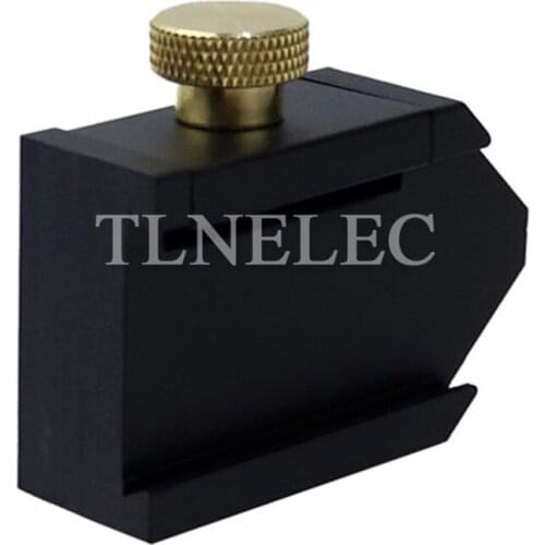 Steel Ruler Locating Block Limit Position Adjustment Block Aluminum Alloy Woodworking Draw Line Locator Positioning Tool