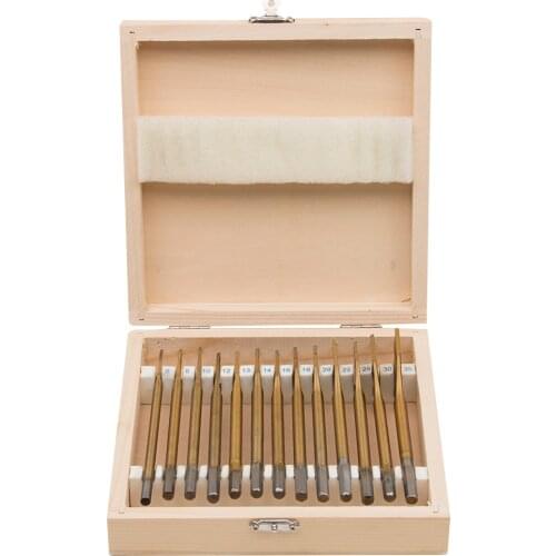 13 pcs/set Flat Spade Drill Bits Set Titanium Coating Wood Boring Bit 1/4" Hex Shank Woodworking Power Tool Accessories