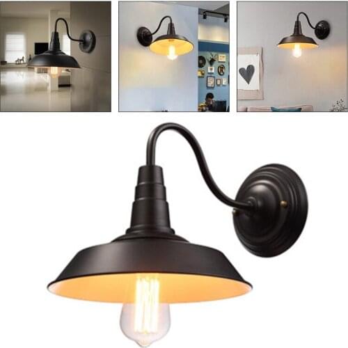 Retro Industrial Wall Mount Lamp Outdoor Barn Garage Vintage Fixture Night Light Wall Sconce Restaurant Creative Decor Ornament