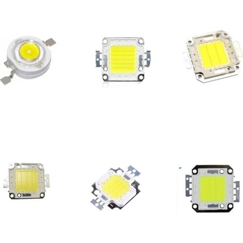 High Power LED Chip 1W 3W 5W 10W 20W 30W 50W 100W Warm Cold White Red Green Blue Yellow SMD Light Bead 1 3 5 10 20 50 100 W Watt