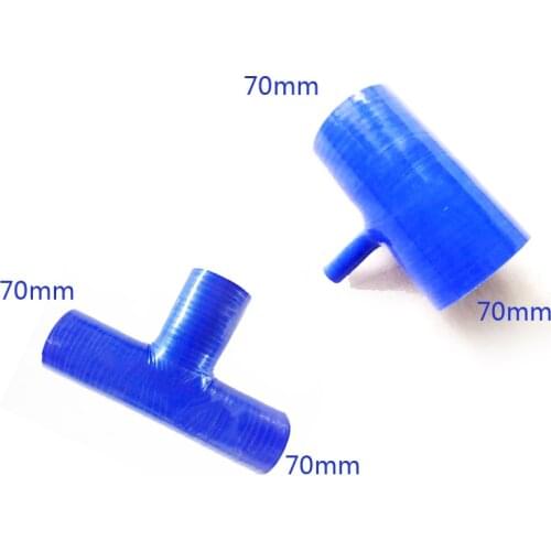T Piece Silicone Hose 70mm T Shape Tube Pipe