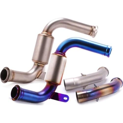 Exhaust System for KTM 125 250 390 Duke RC390 2017-2021 Motorcycle Header Mid Slip On 51 mm Exhaust Pipe Delete Replace Catalyst