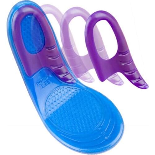2019 Shoe Insole High Elastic Damping Silicone Gel Insoles For Shoes Soles Orthopedic Insoles Foot Pad
