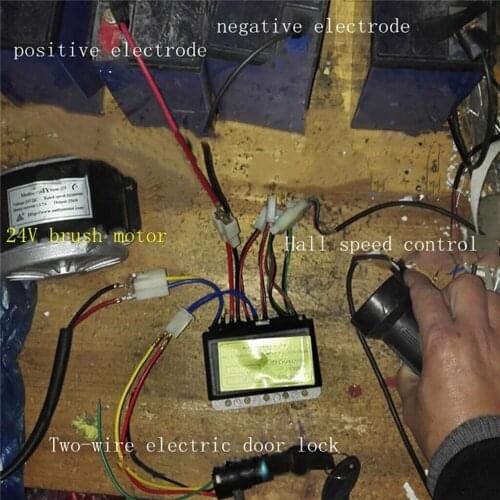 24V 250W Electric Scooter Brush Controller for Dolphin 16-18 Inch Leisure Folding Electric Car Replacement Motor Controller Part