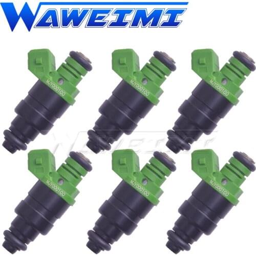 WAWEIMI 6 Pieces Fuel Injector Nozzle OE MJY000100 For Land Rover Freelander 2.5L V6 2003-2005 New Arrival