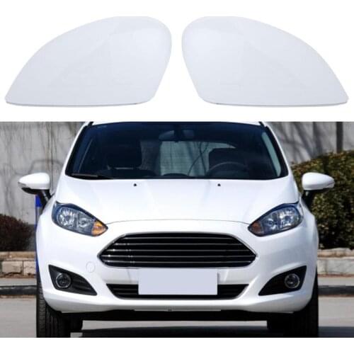 ABS Side Car Mirror Covers Left Right Door Mirror Caps Good Performance and Wide Application For Ford Fiesta 2009-2015